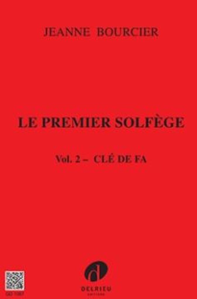 Premier solfège Vol.2 - Clé de Fa